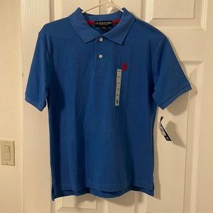US polo association kids 14/16 blue polo